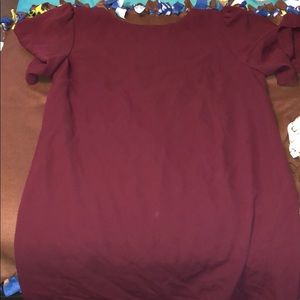 Maroon dress